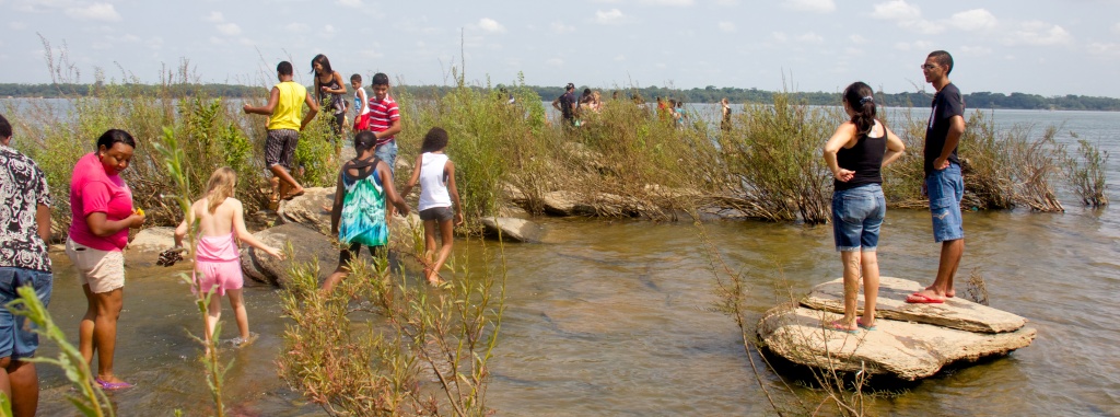 The Tocantins river, at the foot of our property.